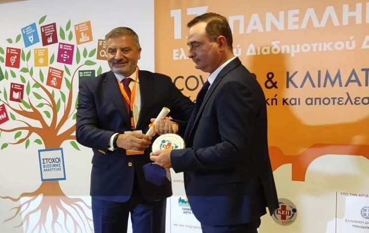 Βράβευση του Δήμου Λαυρεωτικής στο 17ο Πανελλήνιο Συνέδριο Ελληνικού Διαδημοτικού Δικτύου Υγιών Πόλεων