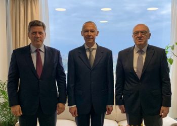 Συνάντηση Μιλτιάδη Βαρβιτσιώτη με τον πρέσβη της Ρωσίας στην Ελλάδα Αντρέι Μάσλοβ