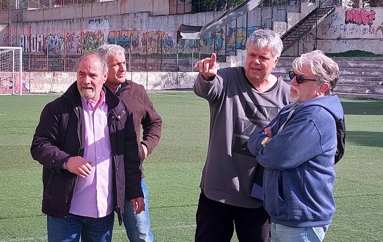 Επίσκεψη Βούρου στους χώρους του 3ου Λυκείου Νέας Φιλαδέλφειας