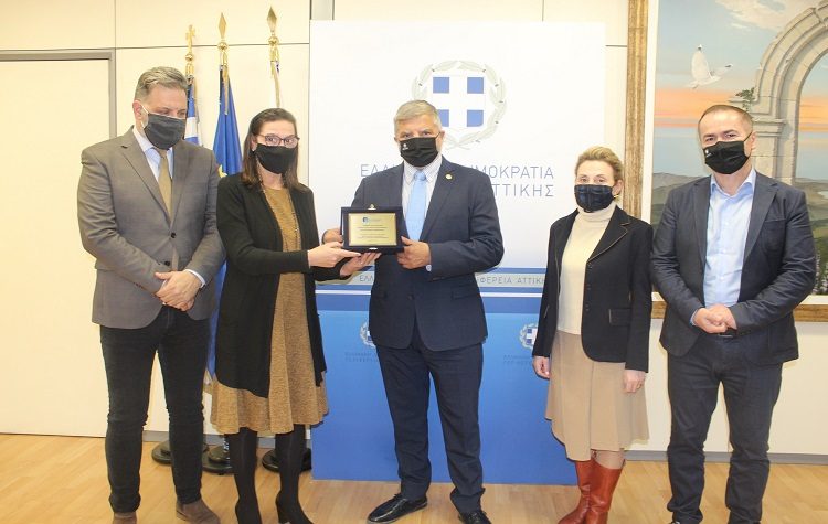 Βράβευση Περιφέρειας Αττικής και ΙΣΑ για το Κέντρο Επιχειρήσεων