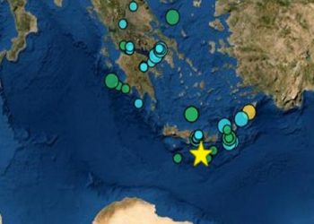 Σεισμική δόνηση 5,7 βαθμών στον θαλάσσιο χώρο νότια της Κρήτης