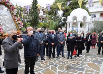 Παρουσία του δημάρχου ο εορτασμός του Αγίου Νικολάου στο Μαρούσι