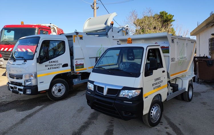 Δύο νέα απορριμματοφόρα στο στόλο καθαριότητας του Δήμου