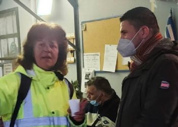 Το αμαξοστάσιο του Δήμου και τον Σύλλογο Τσακού επισκέφθηκε ο Γιάννης Μυλωνάκης