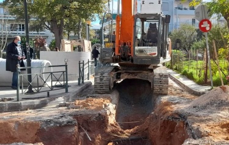 Δήμος Χαλανδρίου: Ένα βήμα πριν από την ολοκλήρωση το έργο ομβρίων υδάτων