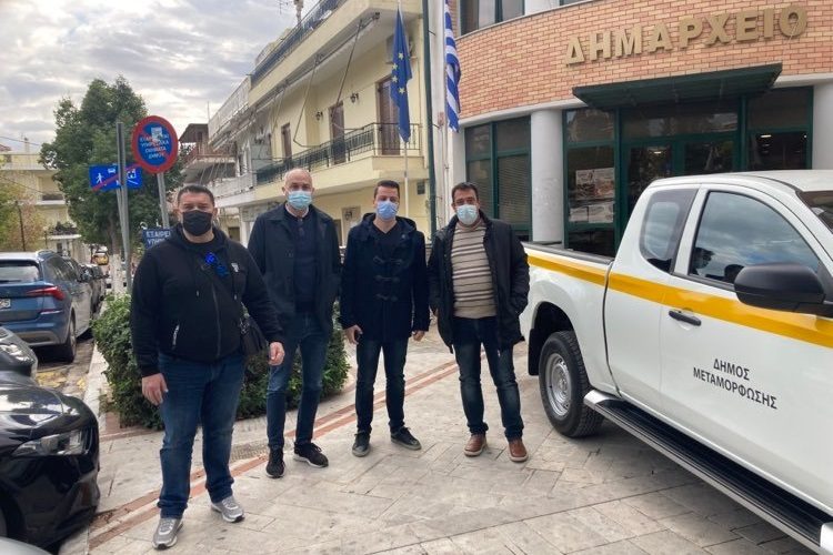 Ενισχύθηκε ο στόλος του Δήμου Μεταμόρφωσης με όχημα 4×4