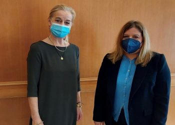 Η ισότητα των φύλων στο επίκεντρο της συνάντησης της υφυπουργού  Μ. Συρεγγέλα με την πρέσβη της ΕΥΕΔ Stella Ronner-Grubačić