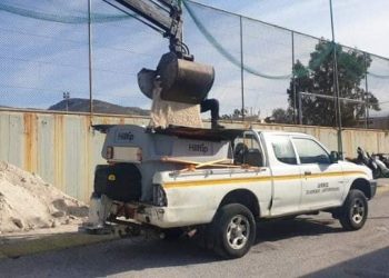 Αλατιέρα αποχιονισμού στον Δήμο Ελληνικού - Αργυρούπολης