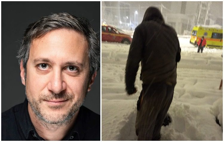 Χάρης Μαυρουδής: Πώς σώθηκε άστεγος ασθενής στη χιονισμένη Λεωφόρο Κηφισίας