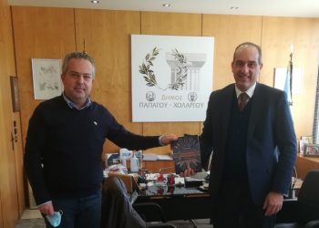 Ηλίας Αποστολόπουλος - Μάνος Κρανίδης:  Συνάντηση διαδημοτικής συνεργασίας