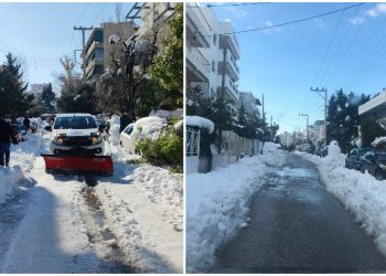 Ηλίας Αποστολόπουλος: «Καθαρός από χιόνι έως το τέλος της ημέρας ο Δήμος»