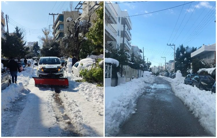 Ηλίας Αποστολόπουλος: «Καθαρός από χιόνι έως το τέλος της ημέρας ο Δήμος»