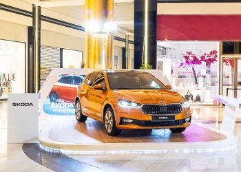 Η νέα SKODA FABIA φιγουράρει στο εμπορικό κέντρο Golden Hall
