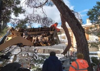 Συνεχίζεται με εντατικούς ρυθμούς η αποκομιδή των κλαδιών στην Πεντέλη