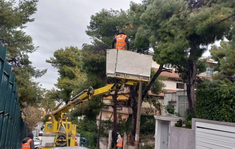 Δήμος Αγίας Παρασκευής: Οι δρόμοι που έγινε κοπή και συλλογή κλαδιών (Εικόνες)