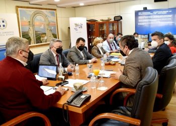 Σύσκεψη στην Περιφέρεια για τα έργα αποχέτευσης και επεξεργασίας λυμάτων του Δήμου Ωρωπού