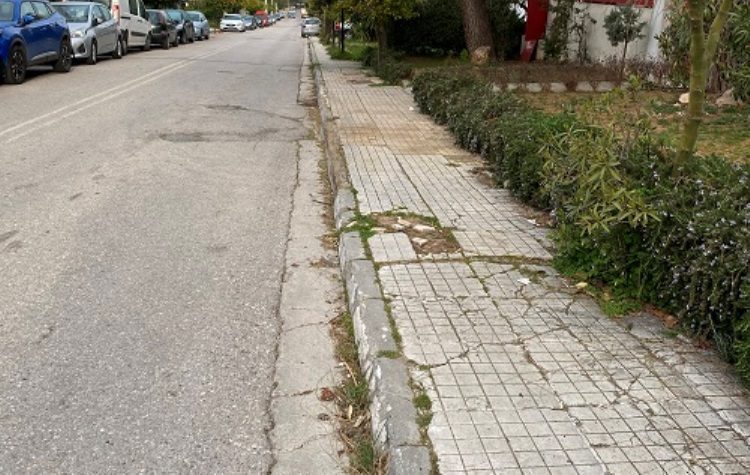Εκκίνηση για το έργο αναβάθμισης των πεζοδρομίων του Δήμου