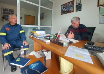 Eπίσκεψη γνωριμίας στα γραφεία του ΣΠΑΠ πραγματοποίησε o Υποστράτηγος Παναγιώτης Νιάφας