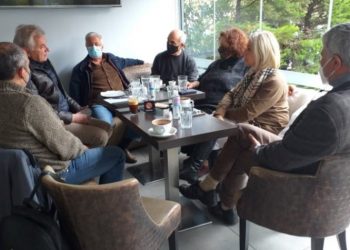 Συνάντηση του Συλλόγου Κοντοπεύκου - Παραδείσου με τον Γιάννη Σταθόπουλο για τις ανάγκες της περιοχής