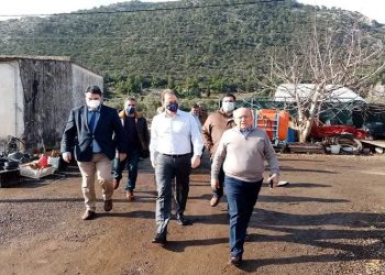 Ο υπουργός Αγροτικής Ανάπτυξης και Τροφίμων στις αγροτικές περιοχές που επλήγησαν από την «Ελπίδα»