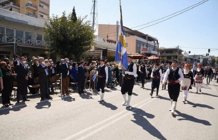 Μεγάλη η συμμετοχή των πολιτών στις εκδηλώσεις της 25ης Μαρτίου