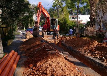Σε εξέλιξη το έργο επέκτασης δικτύου αποχέτευσης ακαθάρτων