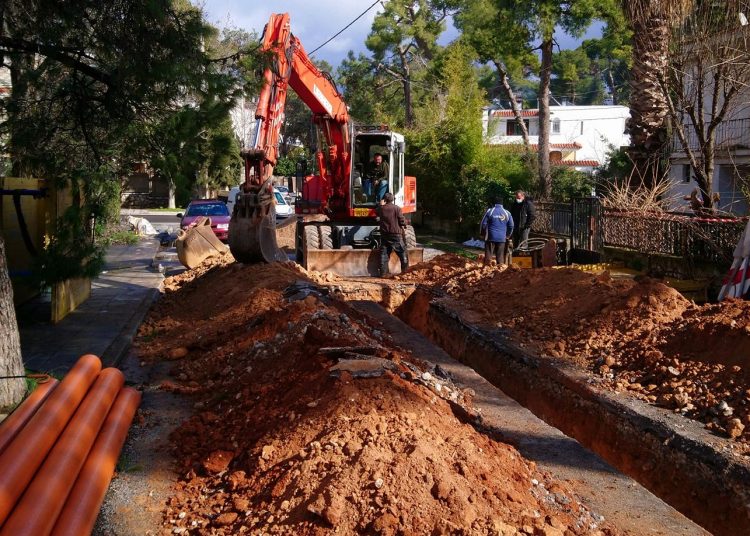 Σε εξέλιξη το έργο επέκτασης δικτύου αποχέτευσης ακαθάρτων