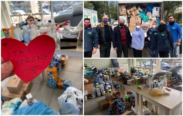 Στο πλευρό των Ουκρανών η πόλη: Γέμισαν πέντε φορτηγά με είδη πρώτης ανάγκης και αλληλεγγύη