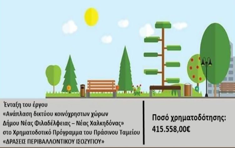 Ένταξη του έργου «Ανάπλαση δικτύου κοινόχρηστων χώρων»