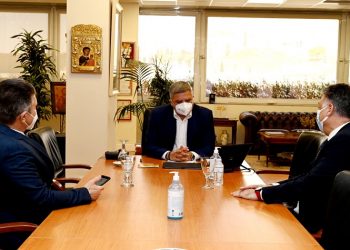 Ο έλεγχος αγοράς τροφίμων στο τραπέζι της συνάντησης Γ. Πατούλη με τον πρόεδρο του ΕΦΕΤ Α. Ζαμπέλα