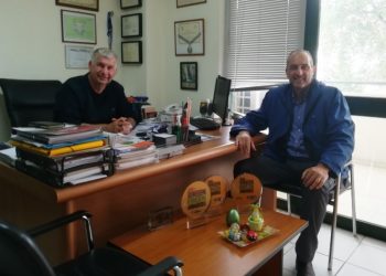 Συνάντηση Μάνου Κρανίδη - Βλάσση Σιώμου για θέματα πυροπροστασίας και περιβάλλοντος