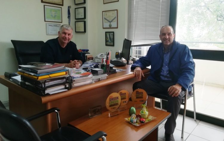 Συνάντηση Μάνου Κρανίδη - Βλάσση Σιώμου για θέματα πυροπροστασίας και περιβάλλοντος