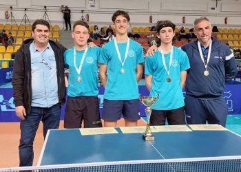 Επιτραπέζια αντισφαίριση: Πρωταθλητής Ελλάδος στους εφήβους ο Α.Σ. «Το Γυμνάσιο»