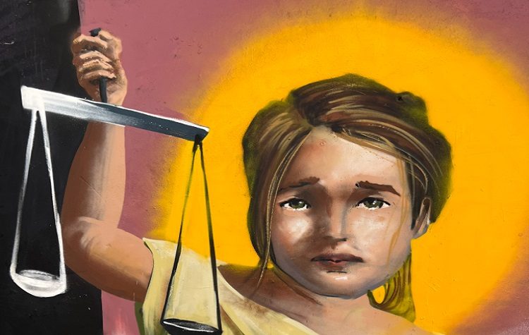 Η μικρή «Τζωρτζίνα» λέει την ιστορία της μέσα από ένα έργο γκράφιτι