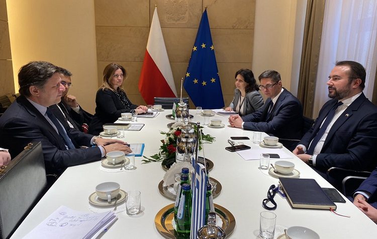 Συναντήσεις Μ. Βαρβιτσιώτη με τον Υπουργό Ευρωπαϊκών Υποθέσεων και τον Υφυπουργό Εξωτερικών της Πολωνίας