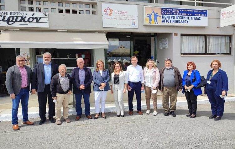 Επίσκεψη στον Άγιο Νικόλαο Λασιθίου της υφυπουργού Υγείας Ζωής Ράπτη