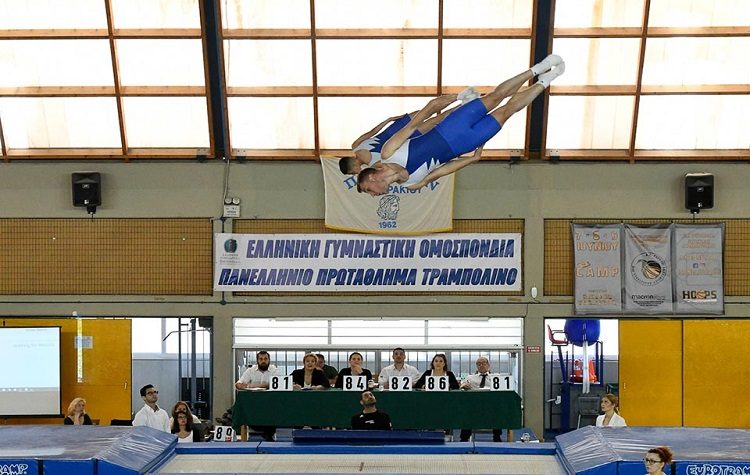 Πανελλήνιο Πρωτάθλημα Τραμπολίνο 7-8 Μαϊου στο Κλειστό Γήπεδο «Παναγιώτης Χαμηλοθώρης»