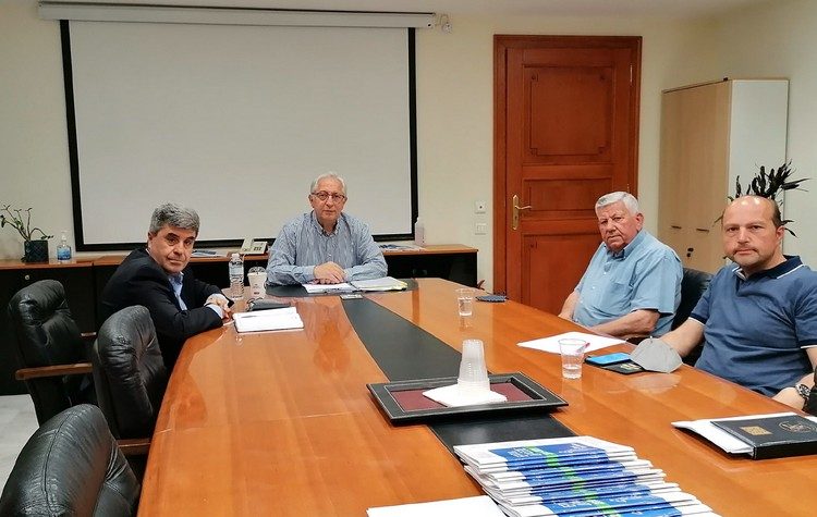 Συνάντηση Αμπατζόγλου με Γ.Σ. Αμαρουσίου και Α.Ο. Τριφυλλιακό Πολυδρόσου