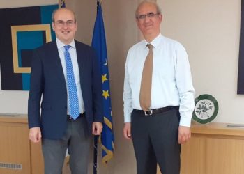 Συνάντηση Γ. Θωμάκου - Κ. Χατζηδάκη: Επί τάπητος η αξιοποίηση οικοπέδων του ΟΑΕΔ από τον Δήμο