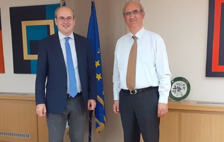 Συνάντηση Γ. Θωμάκου - Κ. Χατζηδάκη: Επί τάπητος η αξιοποίηση οικοπέδων του ΟΑΕΔ από τον Δήμο