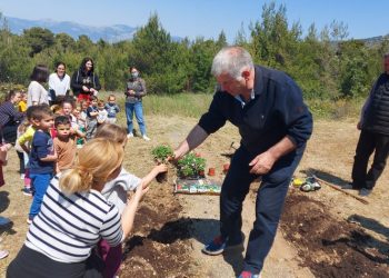 Eκπαιδευτικές δράσεις, με φύτευση φυτών στους βρεφονηπιακούς σταθμούς του Δήμου, από τον ΣΠΑΠ