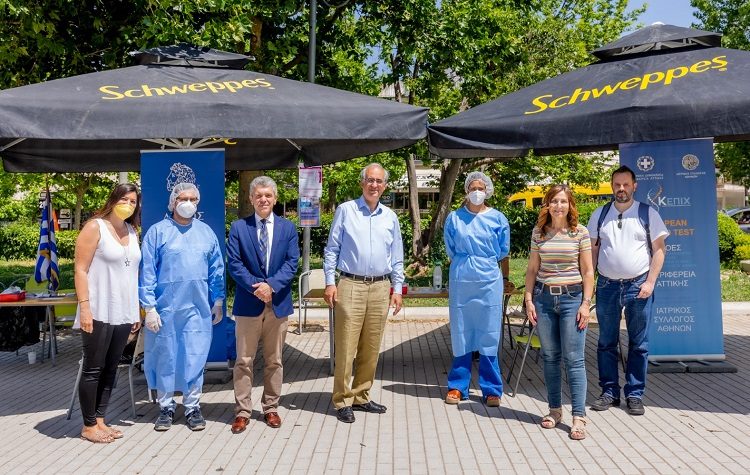 Παρουσία Γ. Θωμάκου και Γ. Κεχρή τα rapid test στη Νέα Ερυθραία