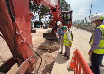 Επιθεώρηση της Διοίκησης της ΕΥΔΑΠ στα έργα Αποχέτευσης της Παλλήνης
