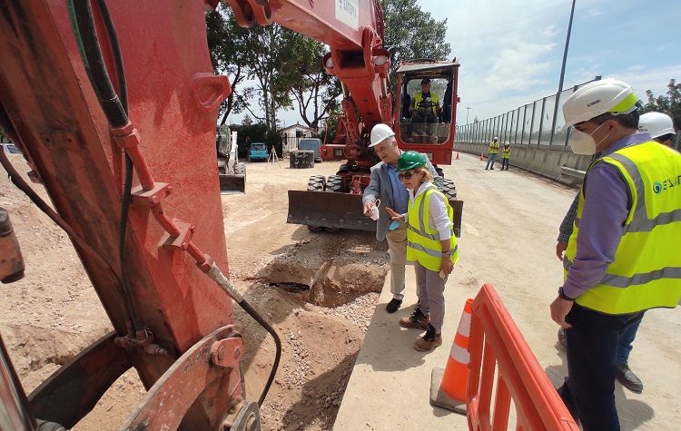 Επιθεώρηση της Διοίκησης της ΕΥΔΑΠ στα έργα Αποχέτευσης της Παλλήνης