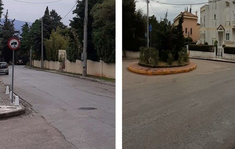 Ενυπόγραφη διαμαρτυρία κατοίκων της οδού Κανάρη (Ανάβρυτα) προς τον Δήμο Αμαρουσίου για το κυκλοφοριακό