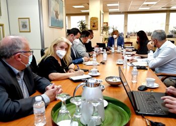 Συνάντηση εργασίας του Γ. Πατούλη με την γ.γ. Σύγχρονου Πολιτισμού Ε. Δουνδουλάκη