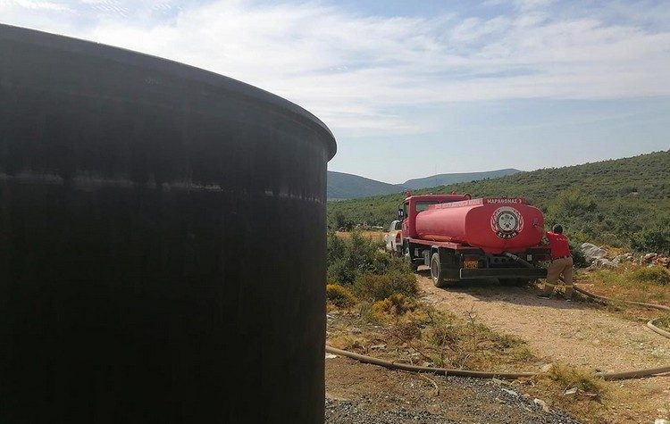 Δεξαμενή ανεφοδιασμού ελικοπτέρων στο Άνω Σούλι