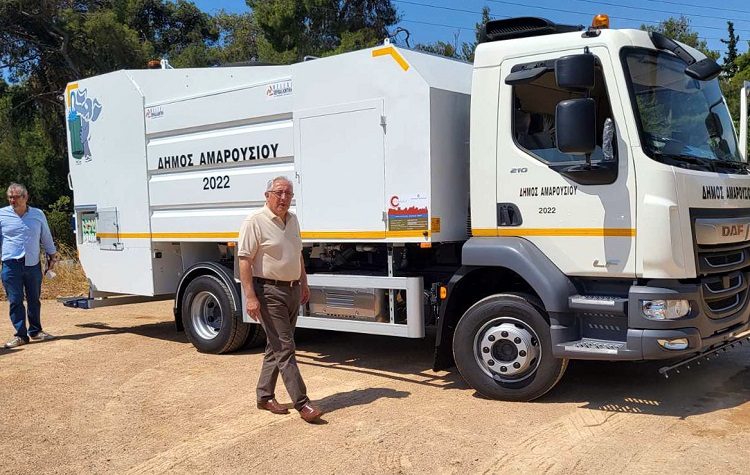 Νέο πλυντήριο κάδων στην Καθαριότητα του Δήμου Αμαρουσίου
