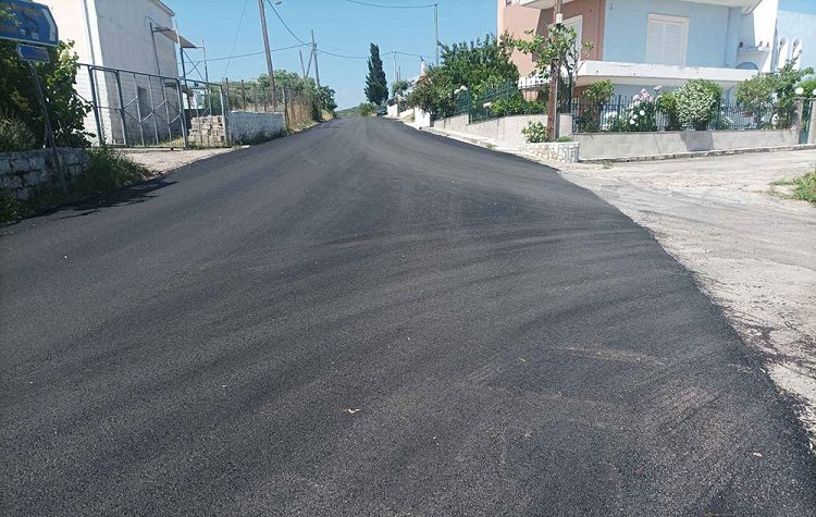 Ολοκληρώθηκαν οι εργασίες ασφαλτόστρωσης και αποκατάστασης οδοστρωμάτων στο Γραμματικό