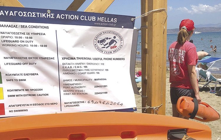 Τέσσερα περιστατικά, σε έξι μέρες αντιμετώπισαν επιτυχώς οι ναυαγοσώστες στον Δήμο